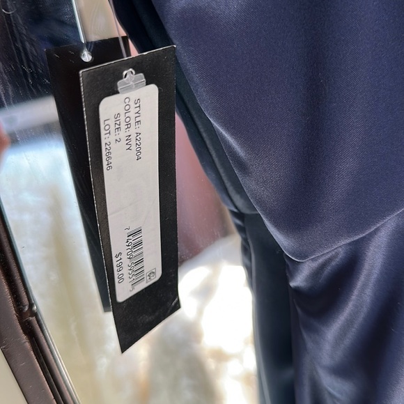 Betsy Adam NWT Womens dress size 2 navy blue - Picture 8 of 9